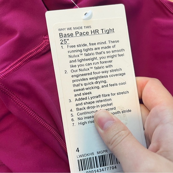 NEW LULULEMON LEGGINGS - Picture 2 of 7